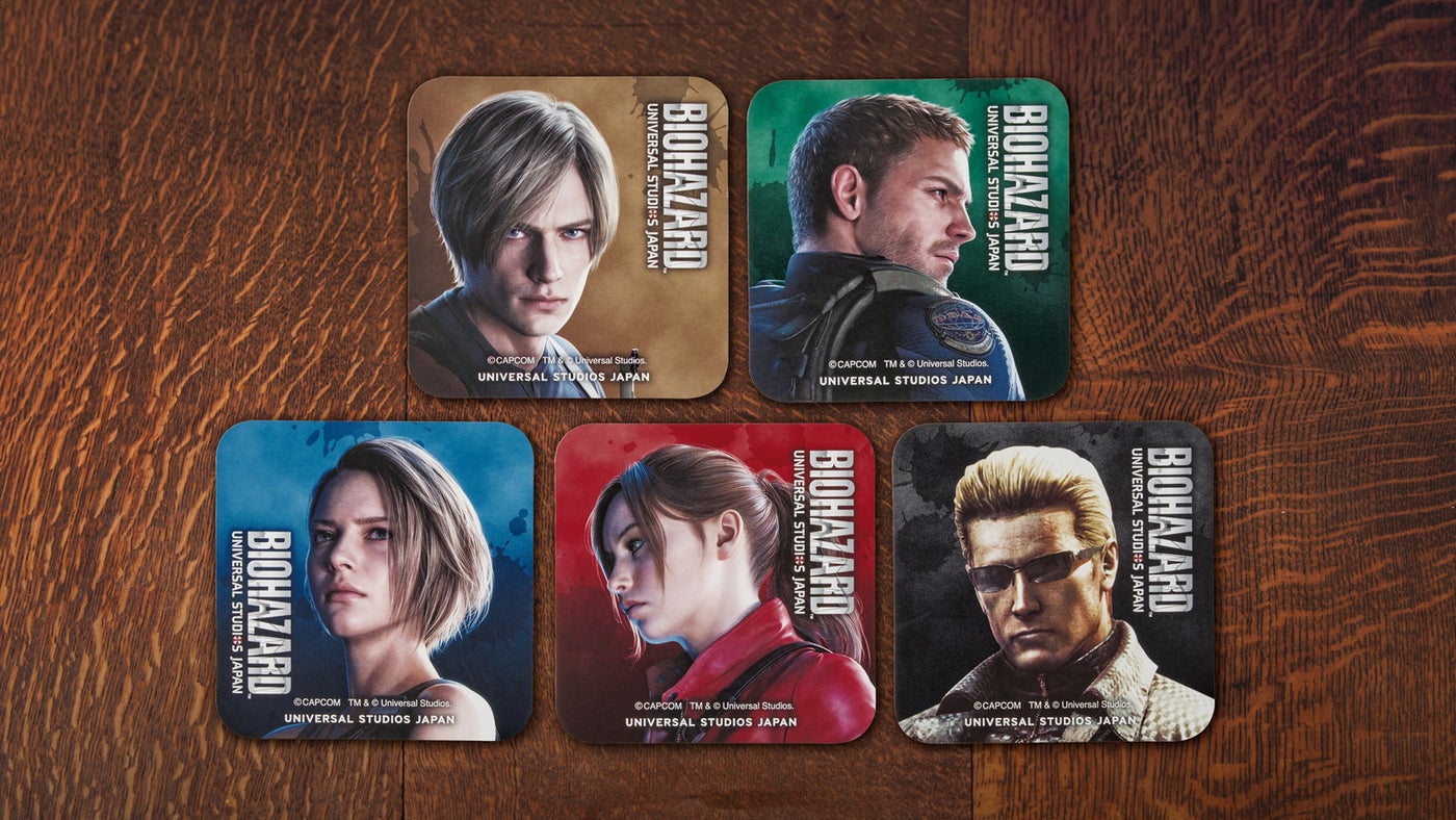 セットのコースター／画像提供：ユニバーサル・スタジオ・ジャパン