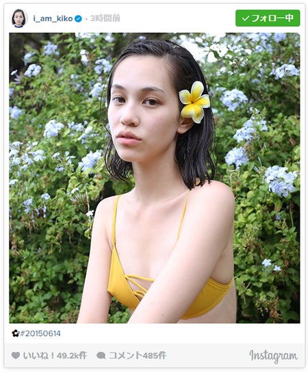 水原希子の華やかビキニ姿に釘付け 透明感溢れる美貌で魅了