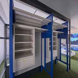 棚も選手ロッカーを実測して作ったもの(C)中日ドラゴンズ