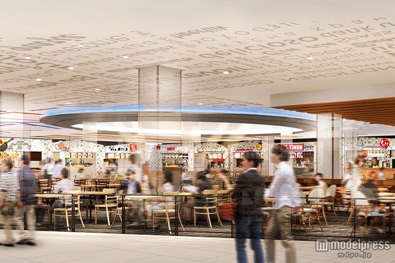 「ららぽーとEXPOCITY」／「FOOD PAVILION」全景／画像提供：三井不動産