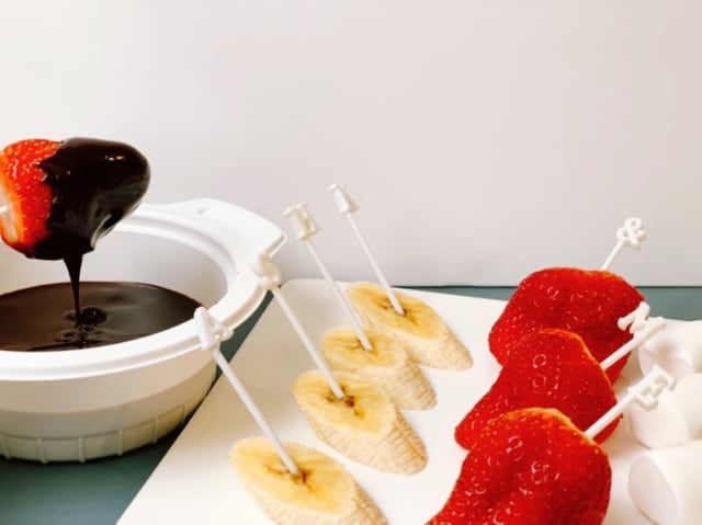 カルディ　チョコレートフォンデュ　フルーツアレンジ