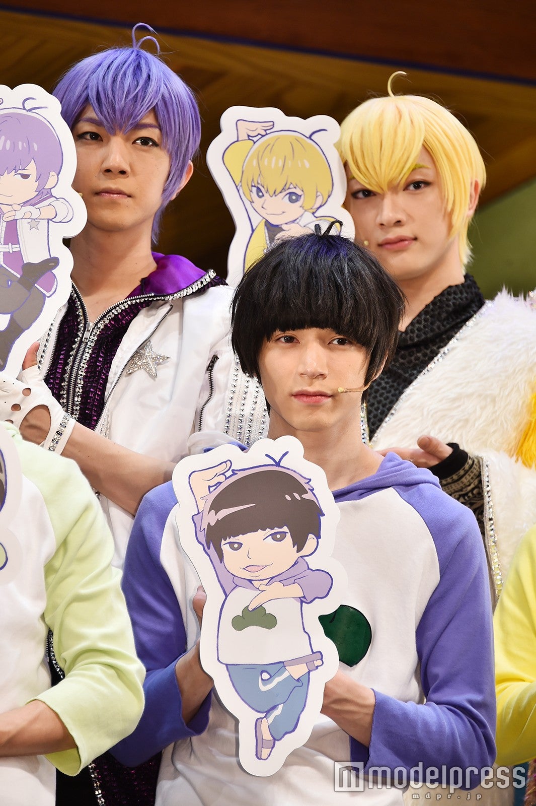 舞台『おそ松さん on STAGE ～SIX MEN’S SHOW TIME 2～』会見 （C）モデルプレス