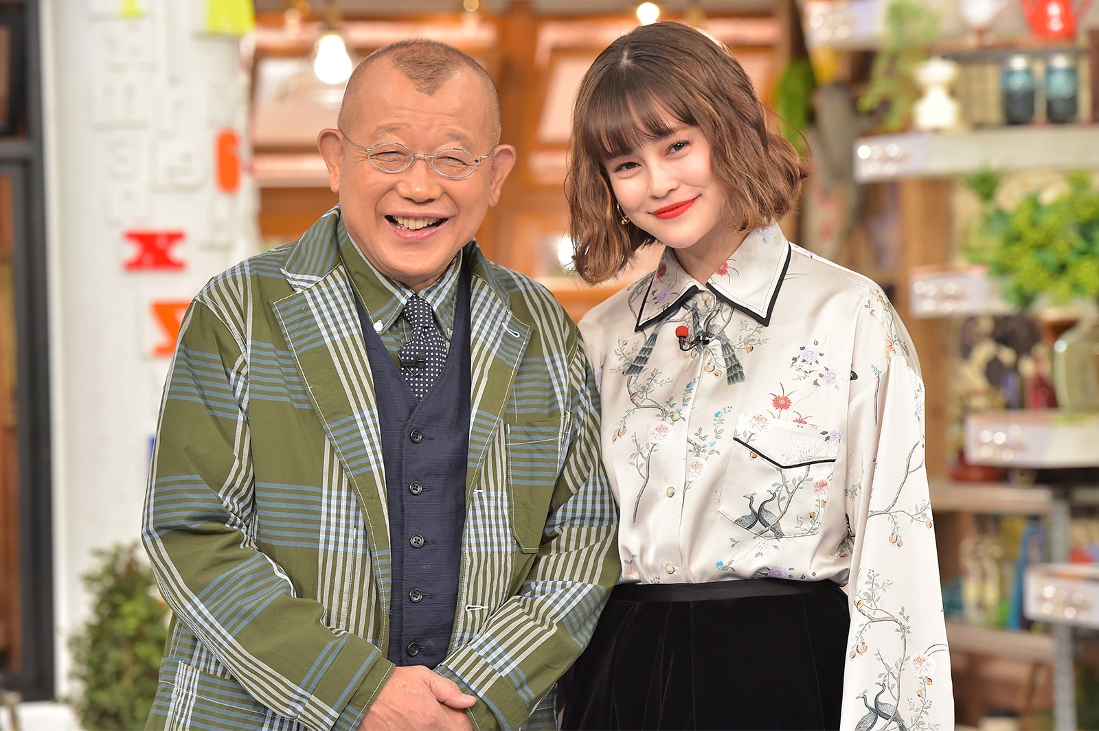 笑福亭鶴瓶とemma（提供写真）