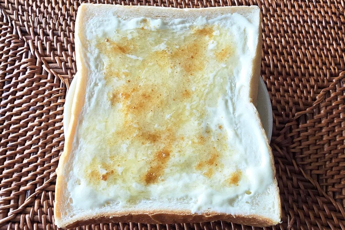 食パンの悪魔的アレンジ・砂糖