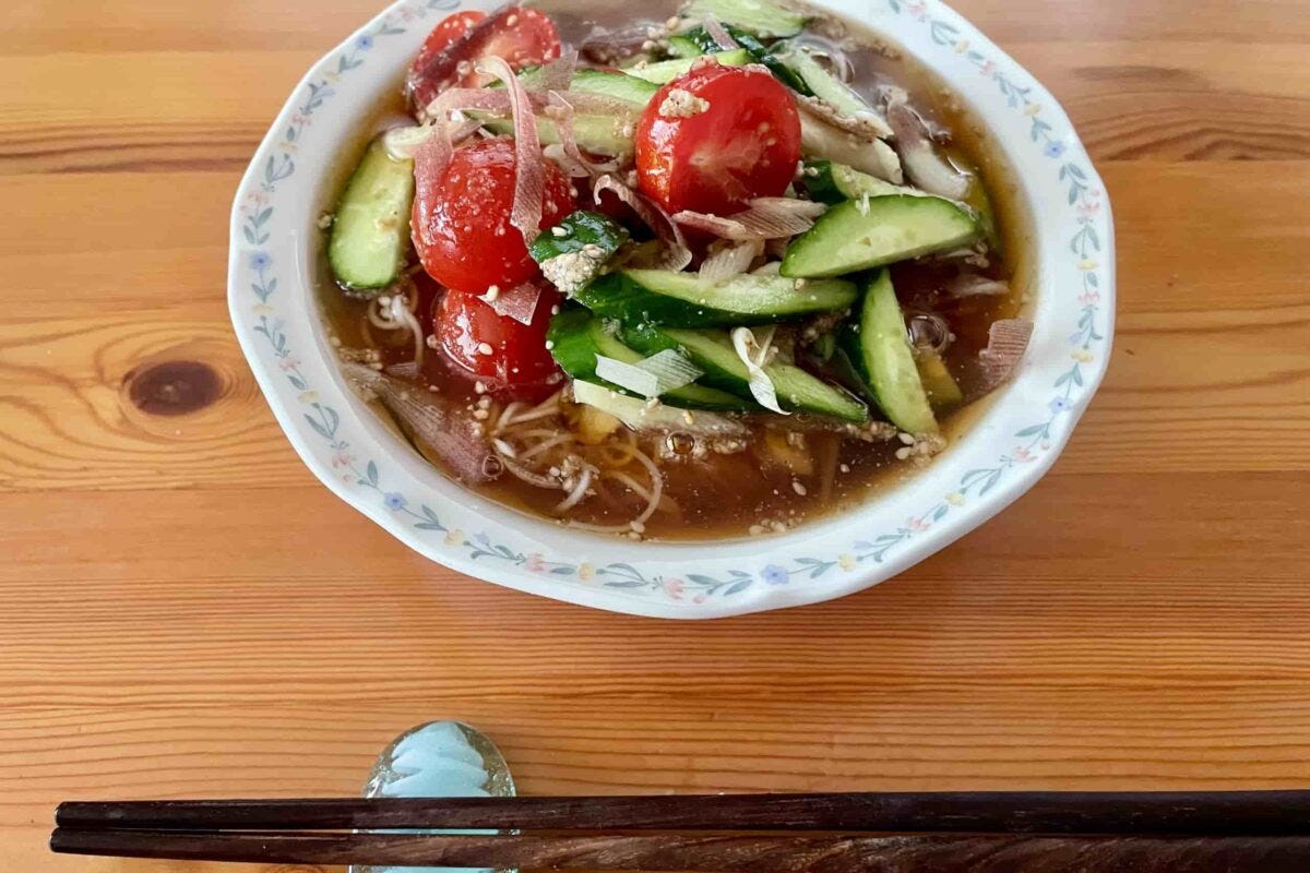 冷やしスープそうめん