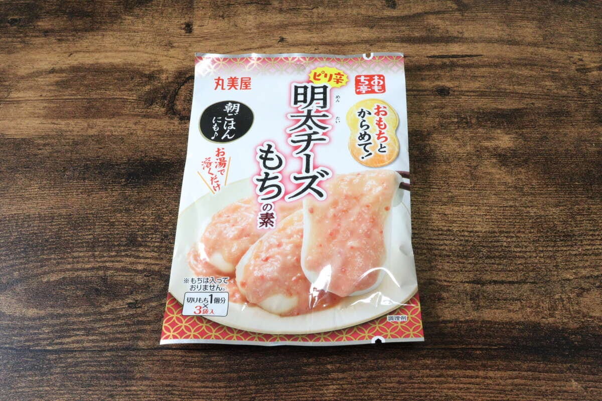 ダイソー 明太チーズもちの素 ダイソーの明太チーズもちの素のパッケージ