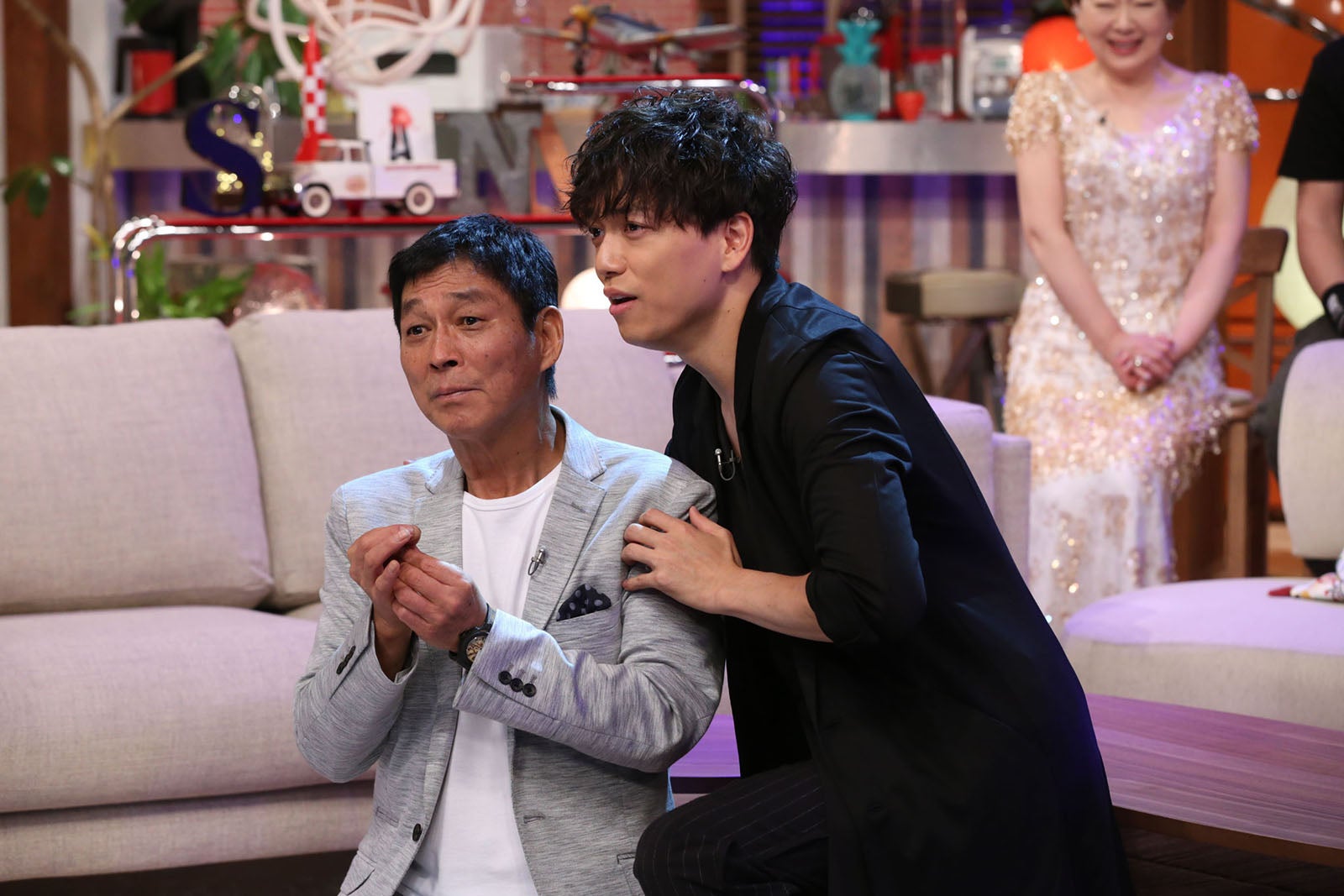 明石家さんまと山崎育三郎（写真提供：NHK）