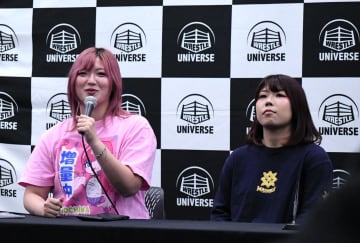 マリーゴールド会見で騒然「肖像権のしっかりしたグッズを作って…」石川奈青が禁断ワード 15周年の岩谷麻優はGHC防衛戦「色々お騒がせしてるが集大成を」