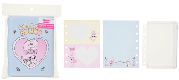 シールバインダーAFC エスターバニー（ブルー）（税込1,320円）／提供画像