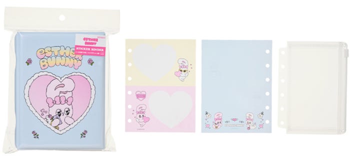 シールバインダーAFC エスターバニー(ブルー)(税込1,320円)/提供画像