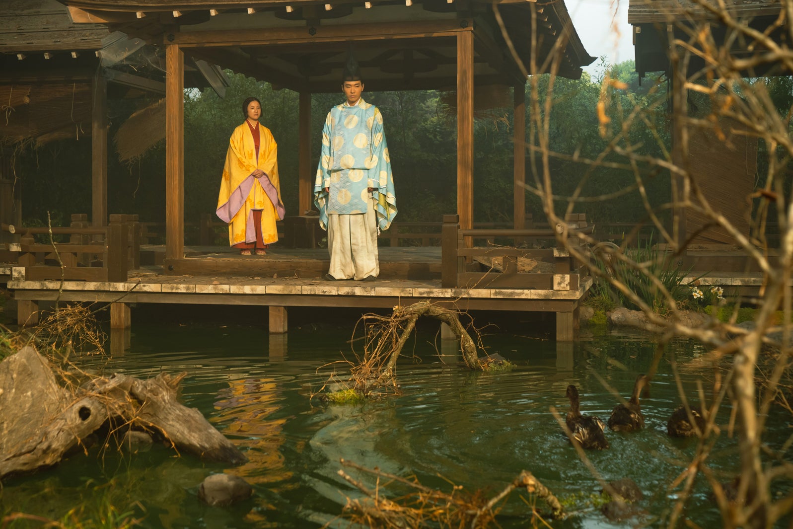 吉高由里子、柄本佑「光る君へ」第9話より（C）NHK