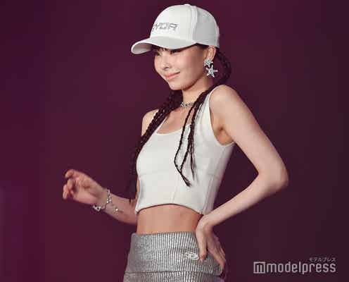 川口ゆりな、美腹筋にくぎ付け ソウル×東京テーマに近未来的コーデで魅了<KCON×TGC>