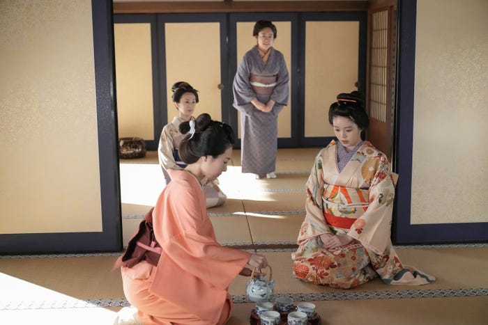 北川景子、池脇千鶴、高石あかりら「ばけばけ」第7話(C)NHK