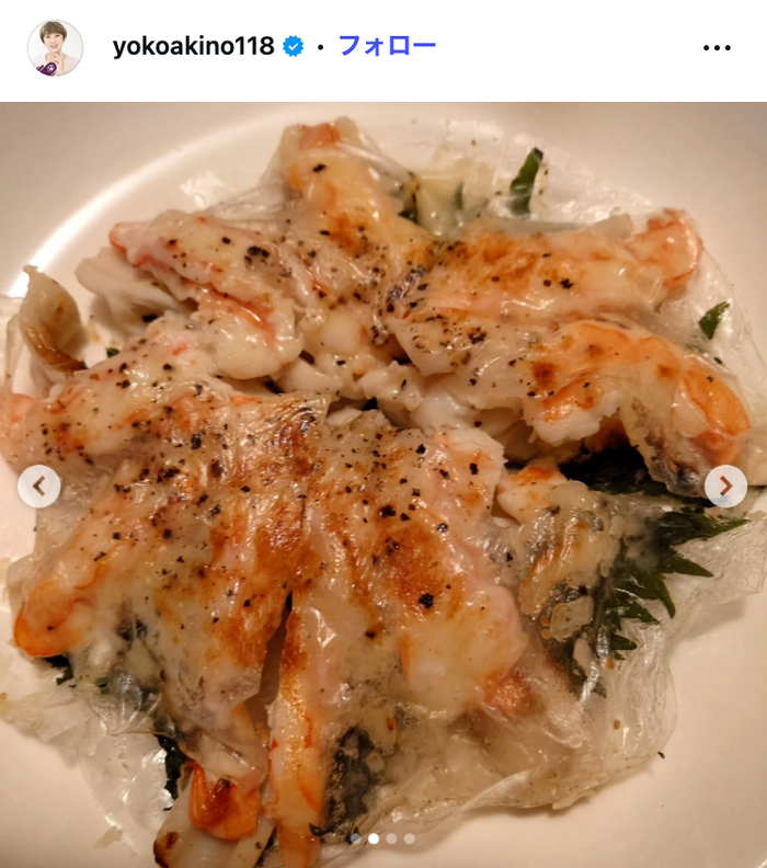 秋野暢子Instagramより