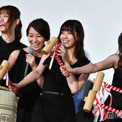左から：松村沙友理、桜井玲香、西野七瀬、白石麻衣（C）モデルプレス