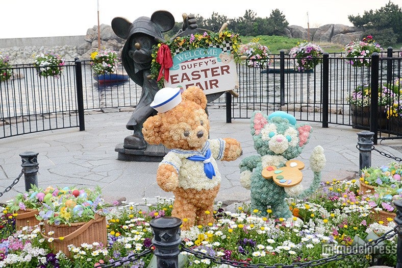 ジェラトーニのオブジェが飾られたフォトスポット