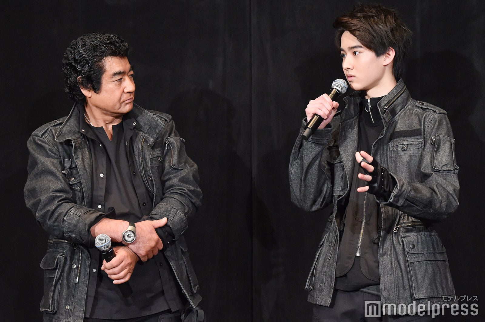 藤岡弘、藤岡真威人（C）モデルプレス