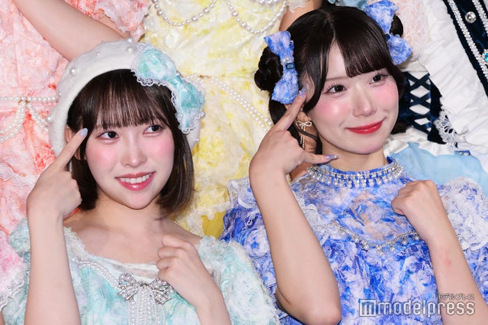 井出叶、月代来実(C)モデルプレス