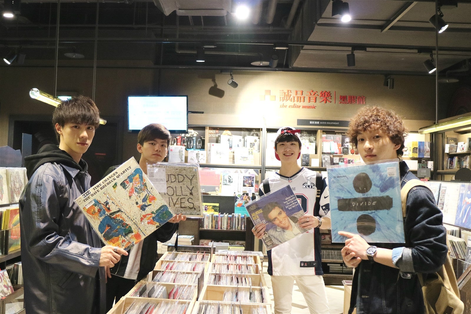 誠品レコード／JK、Shawn、Hank、Mark／画像提供：所属事務所