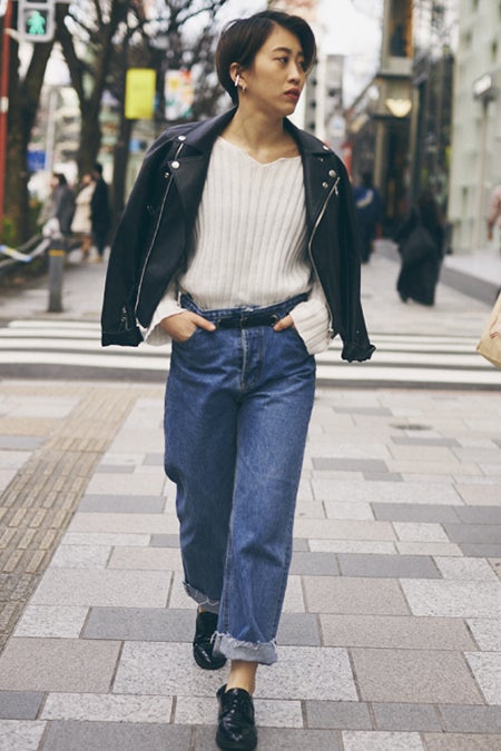 レザージャケット（C）TOPLOG