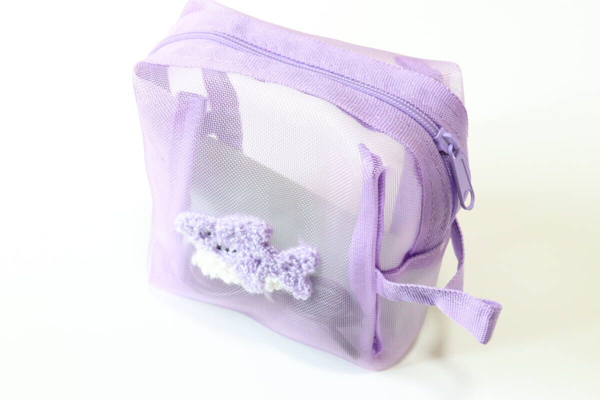 スクエアメッシュポーチ(A) ガジェット収納 スクエアメッシュポーチ(A) ガジェット収納