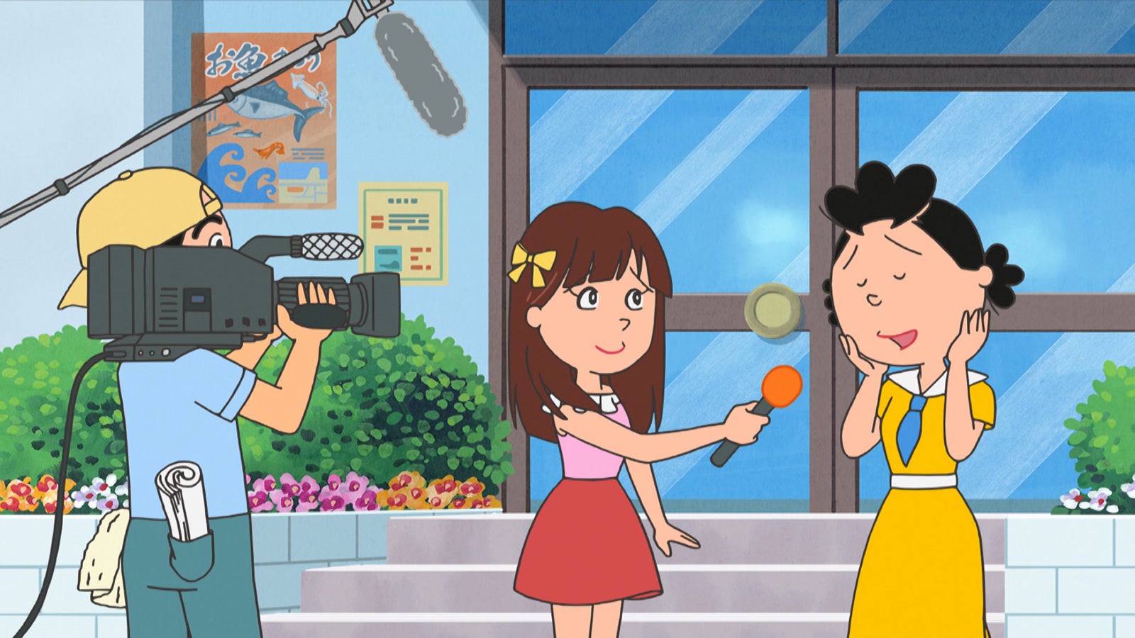 矢吹奈子出演アニメ／『サザエさん知ってますぅ？～ニッポン全国 海なぞ大調査！～』より（C）テレビ西日本