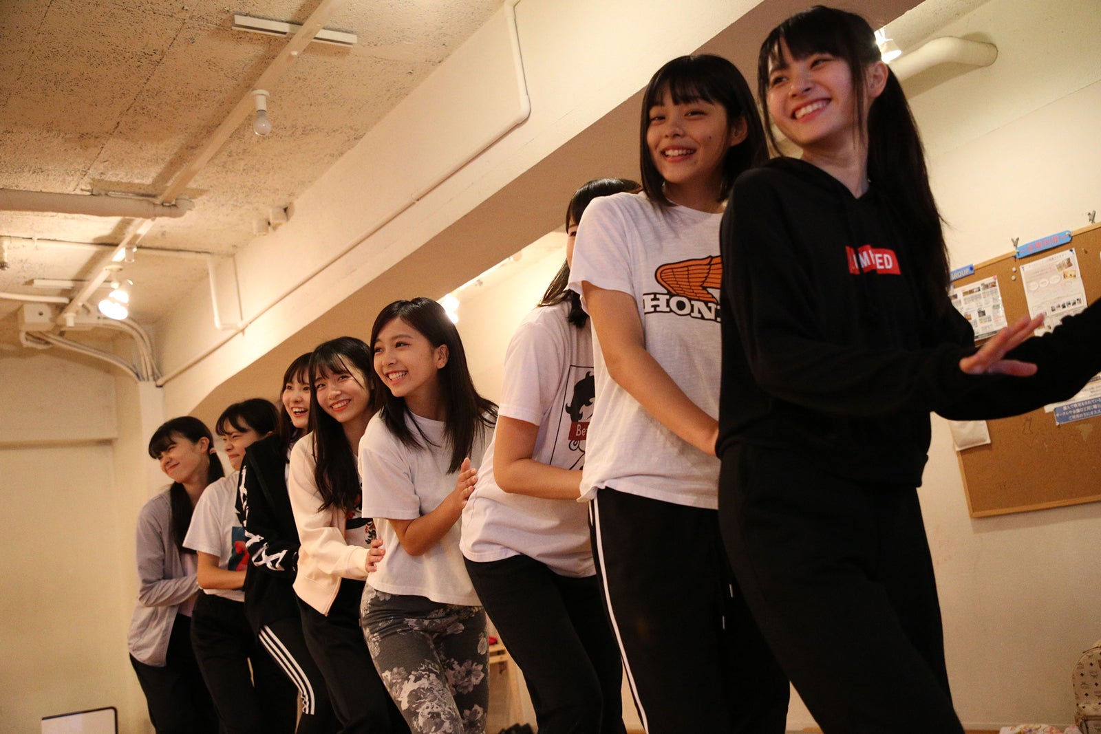 「女子高生ミスコン2018」レッスンの模様