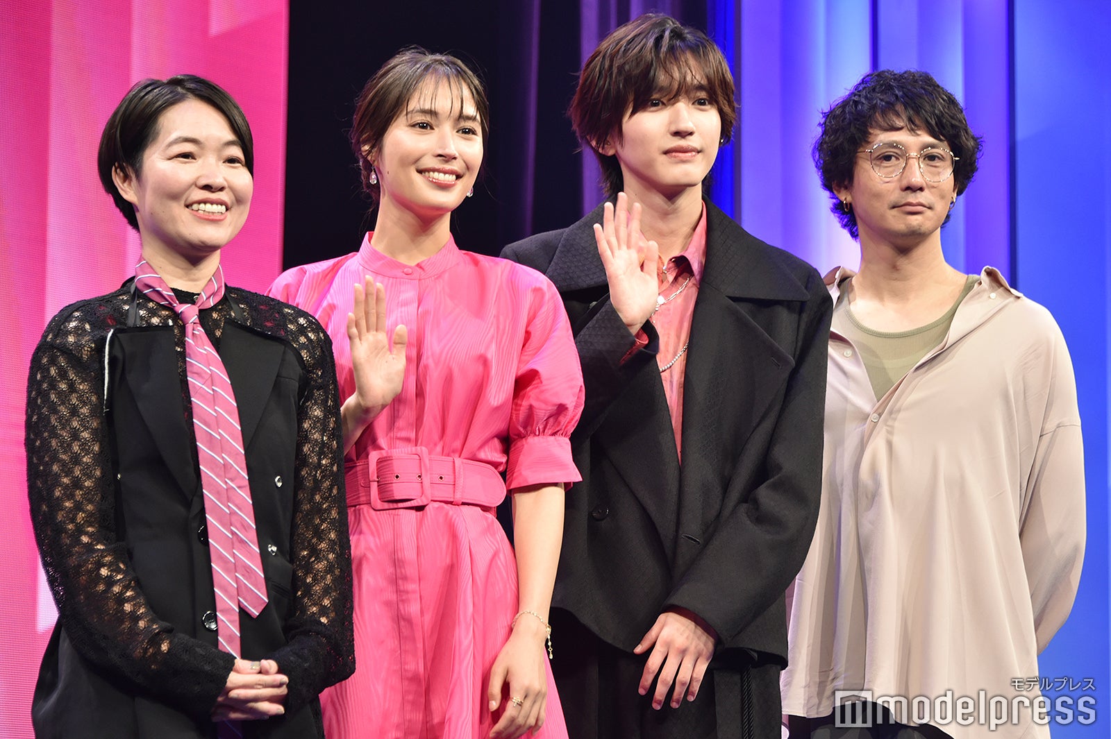 『TBS DRAMA COLLECTION 2023 Autumn！！』に出席した（左から）イモトアヤコ、広瀬アリス、道枝駿佑、安藤政信（C）モデルプレス
