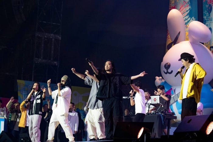 梅田サイファー「LOVE IT! ROCK 2023」(C)TBS