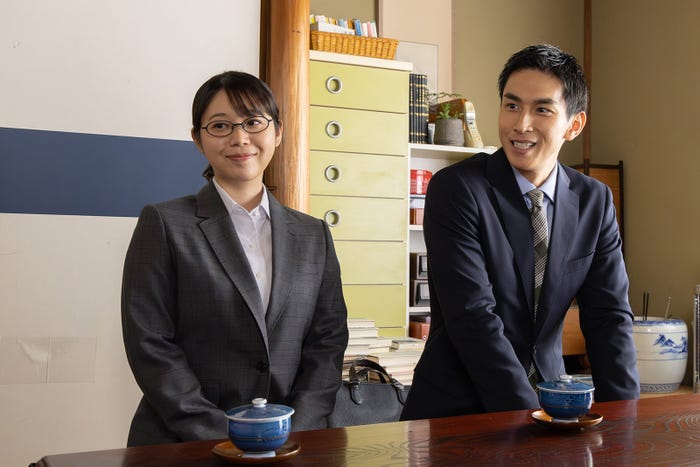 金澤美穂、市川知宏「相続探偵」第6話(C)日本テレビ