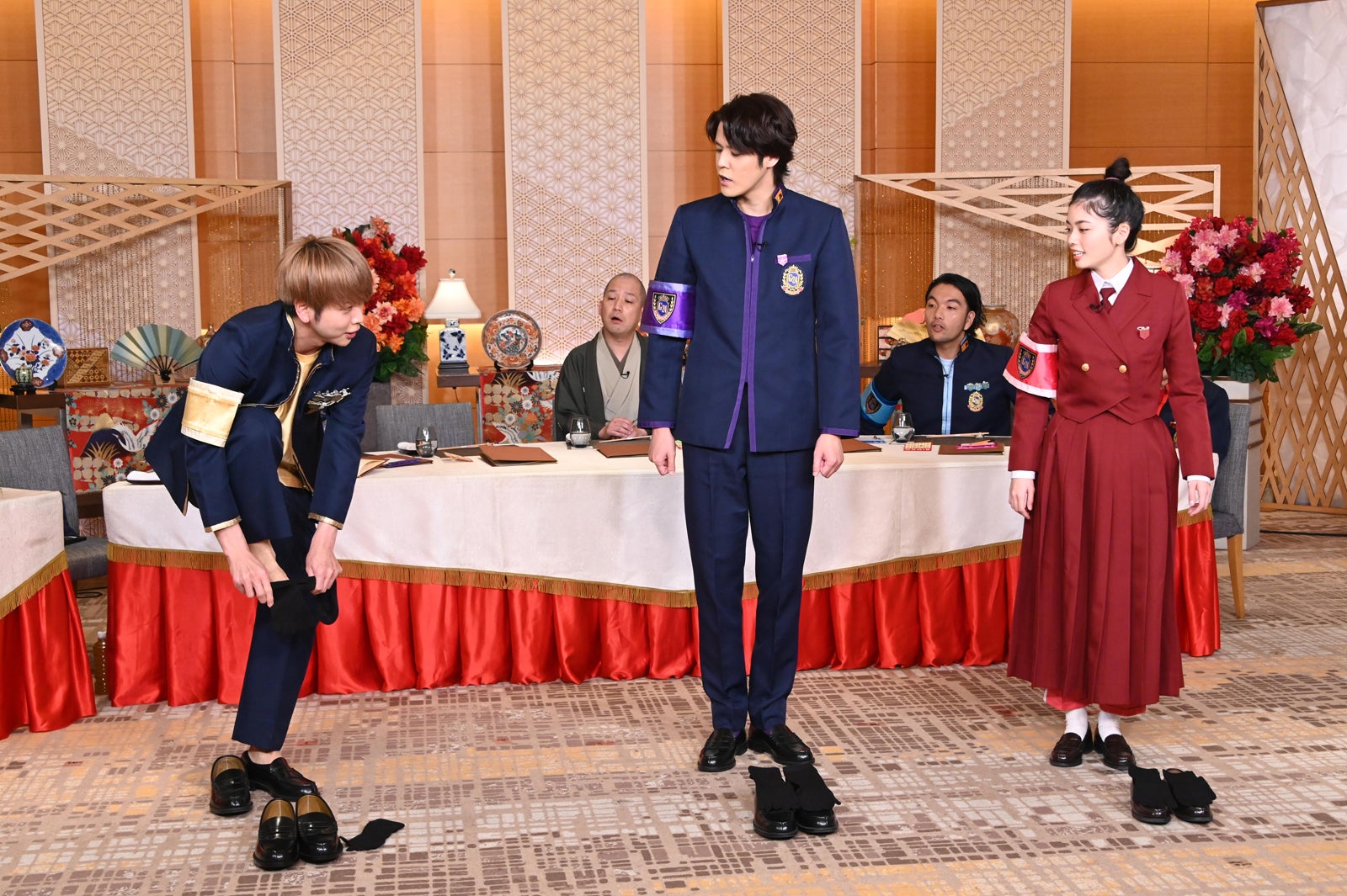 増田貴久、宮野真守、小芝風花（C）日本テレビ