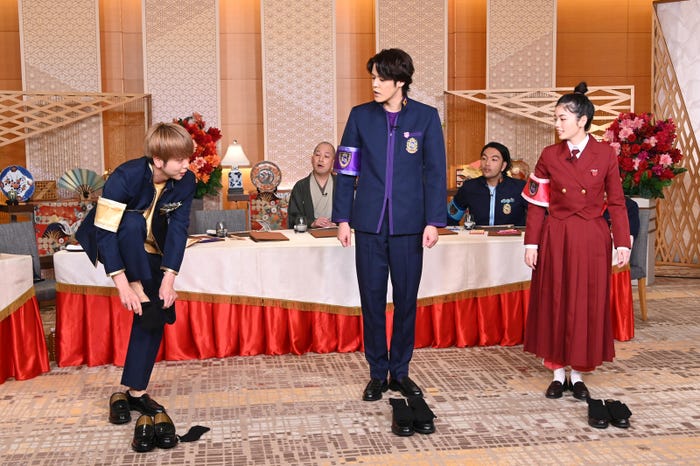 増田貴久、宮野真守、小芝風花(C)日本テレビ