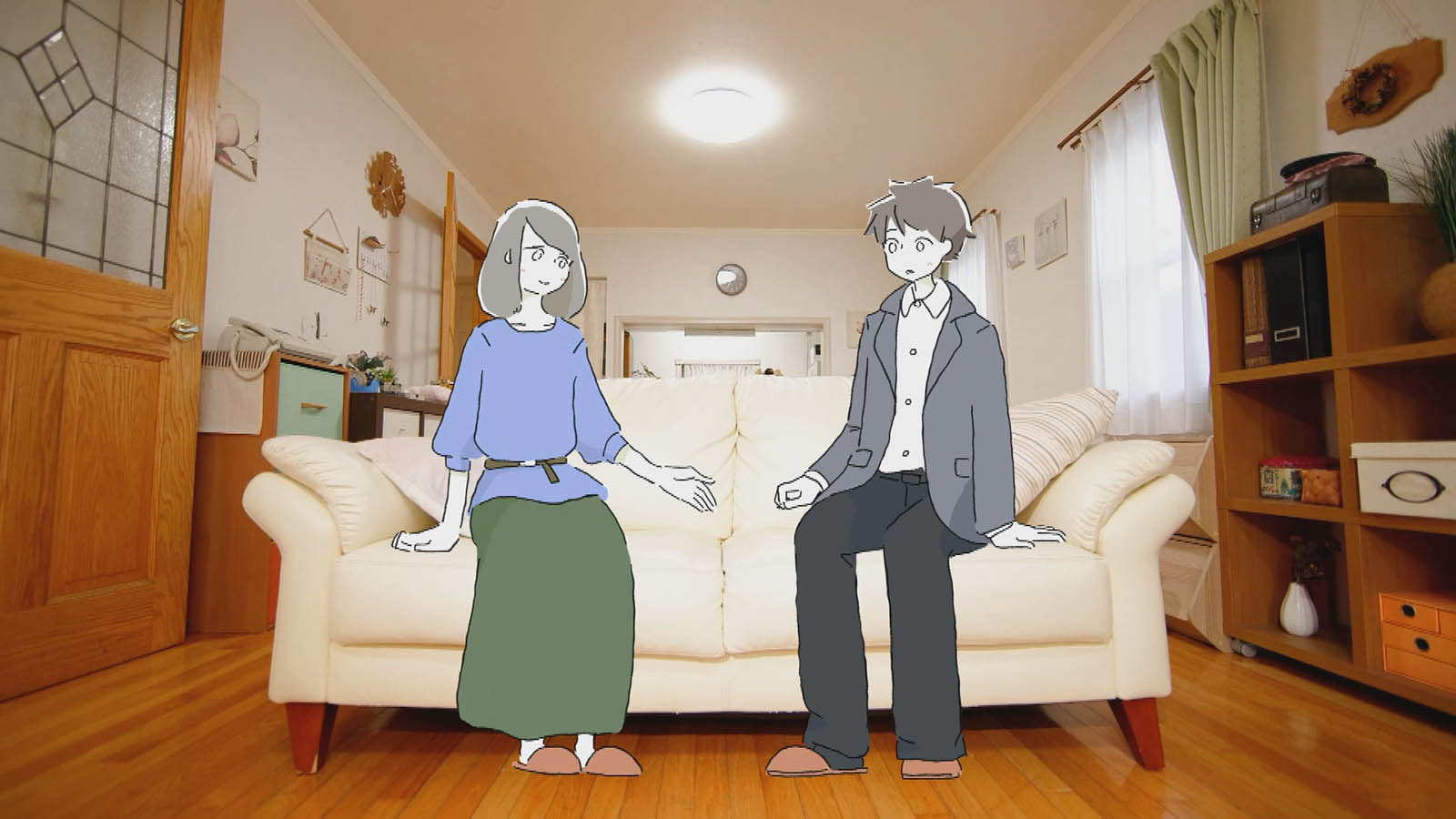 友情結婚イメージイラスト（C）NHK