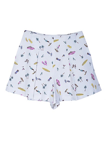 ビーチ柄ショートパンツ「deicy」14,040円(税込)