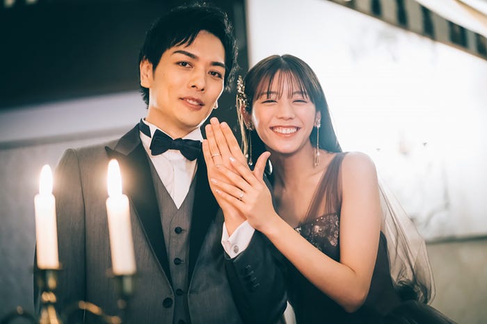 久保田悠来、貴島明日香/「私たち結婚しました4」(C)AbemaTV, Inc.
