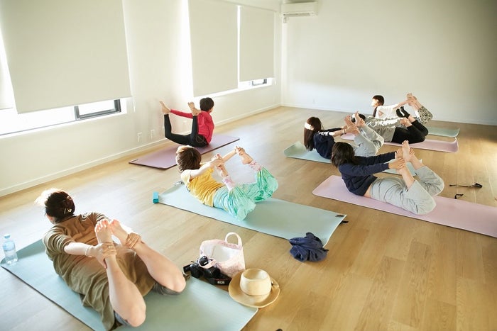 アクティビティのヨガ／画像提供：本荘倉庫