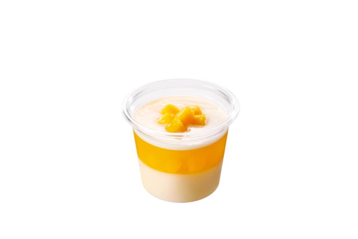丸亀うどんプリン マンゴー290円/提供画像