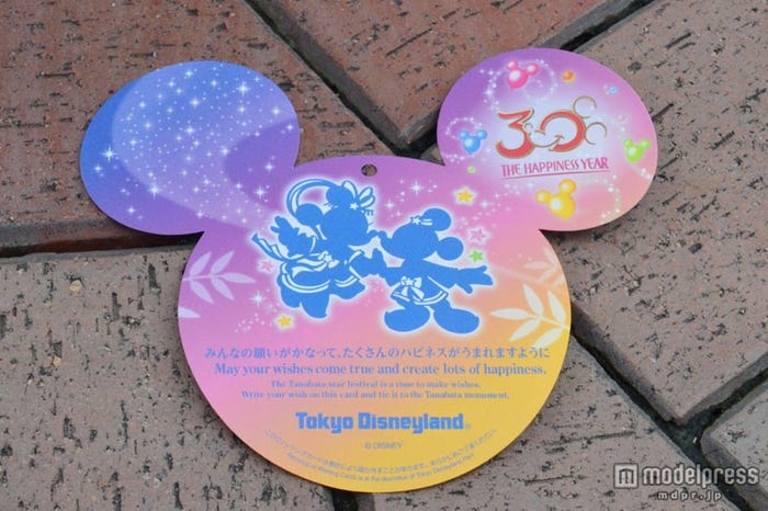 今年の“ウィッシングカード”は30周年のロゴ入り/TDL