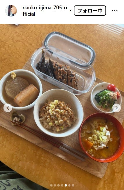 飯島直子Instagramより