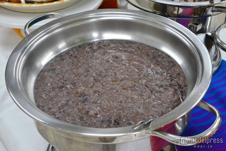 タコスと一緒に巻くと美味しい豆ペースト