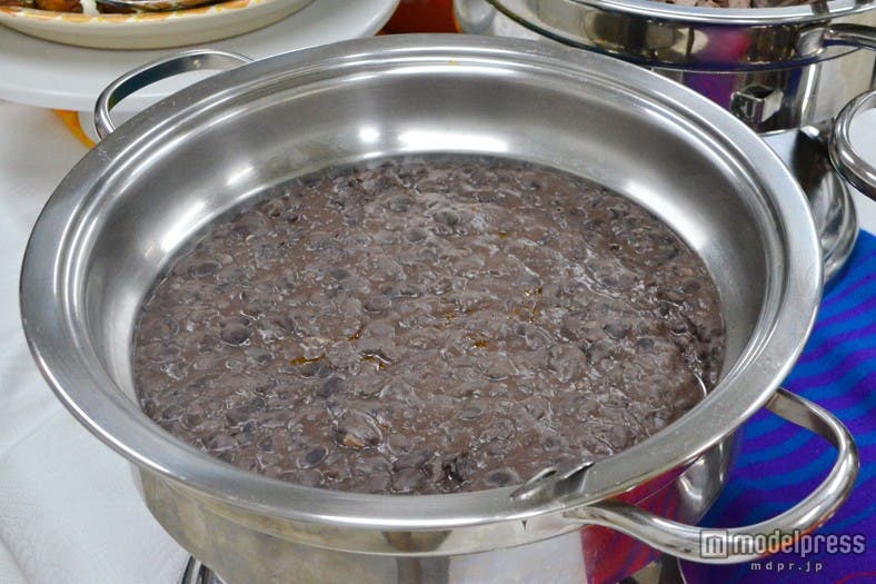 タコスと一緒に巻くと美味しい豆ペースト