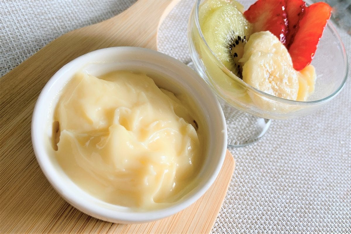 レンジでなめらかカスタードクリーム