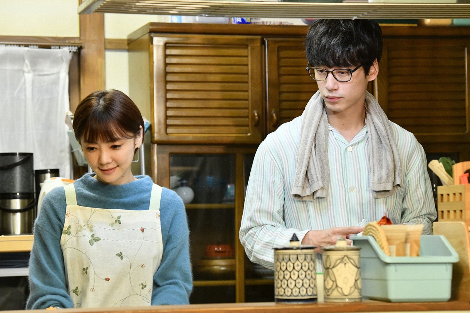 倉科カナ、坂口健太郎／「婚姻届に判を捺しただけですが」第9話より（C）TBS