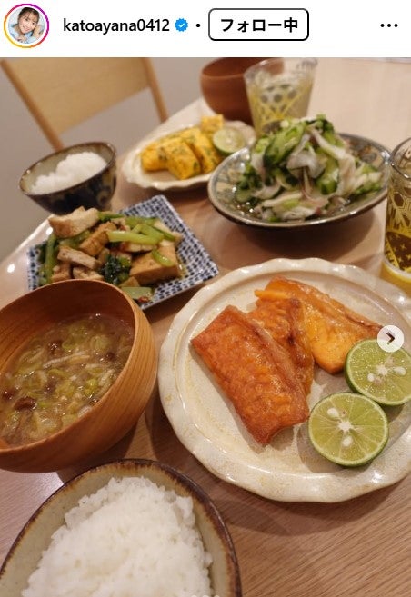 加藤綾菜Instagramより