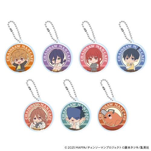 ミニキャラアクリルキーホルダー（ランダム7種）税込770円（C）2025 MAPPA／チェンソーマンプロジェクト （C）藤本タツキ／集英社