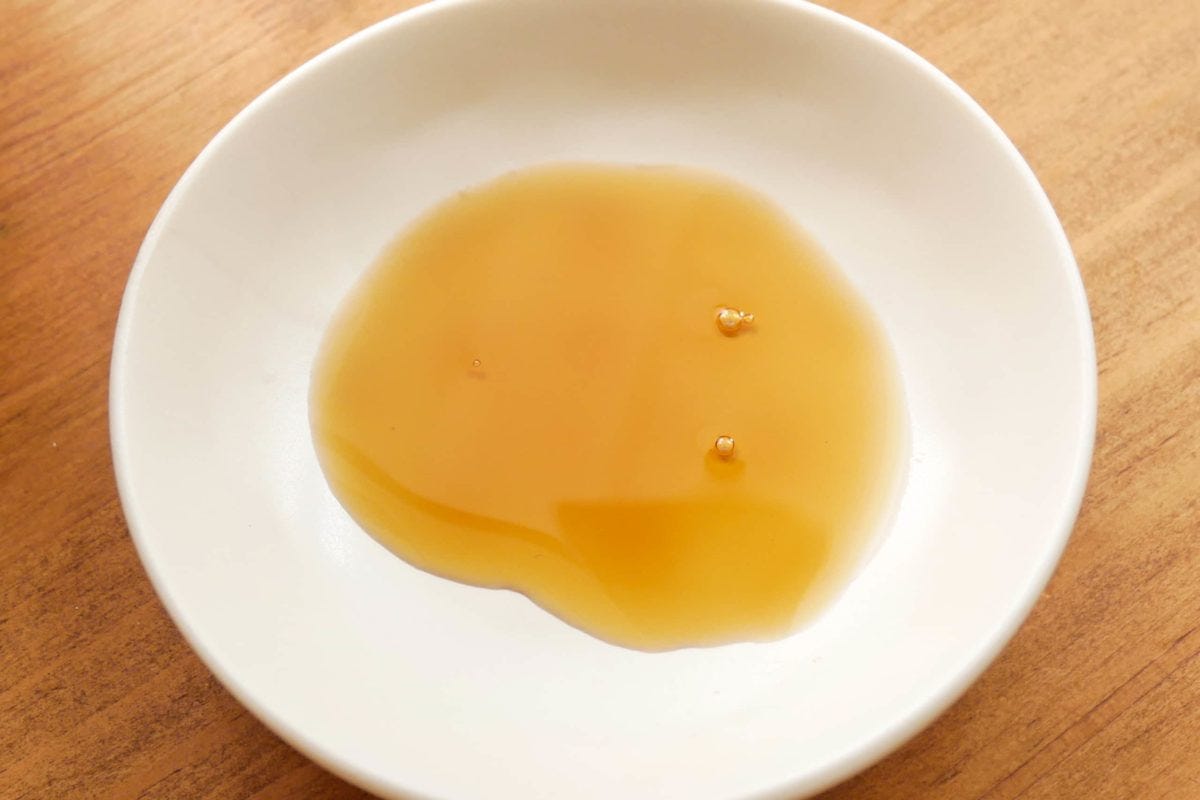 ふぐだしの入った橙ポン酢