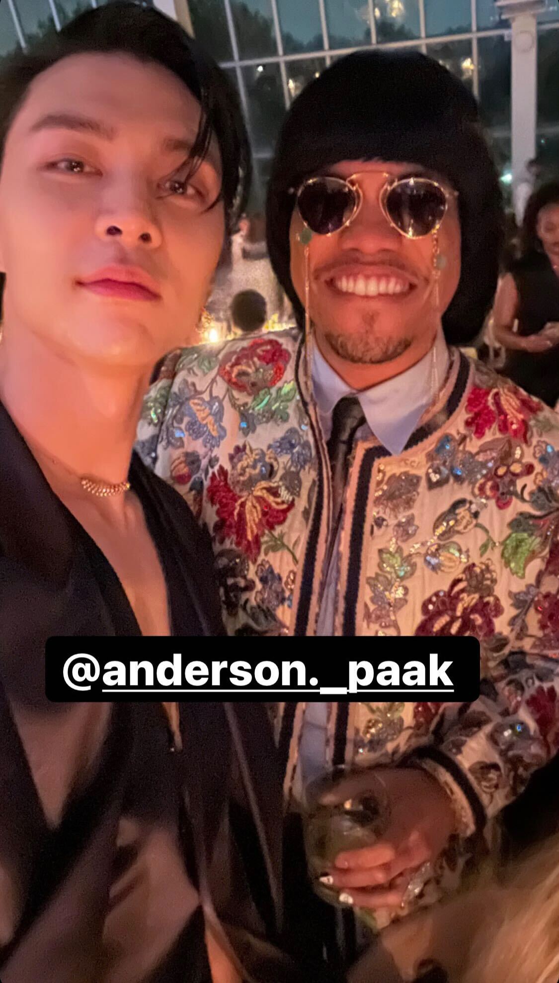 ジャニー、アンダーソン・パーク／ジャニーInstagramストーリーズより