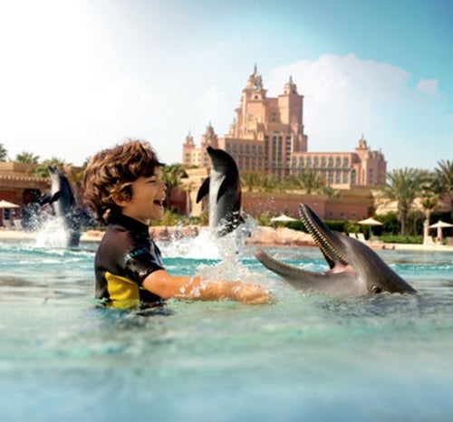 Atlantis The Palm -Dolphin／画像提供：ドバイ政府観光・商務局