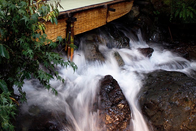 間近で川のせせらぎが聞こえる／photo by eiko_eiko