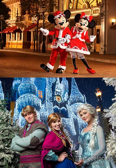 パークでも アナと雪の女王 旋風 ディズニークリスマスの季節が
